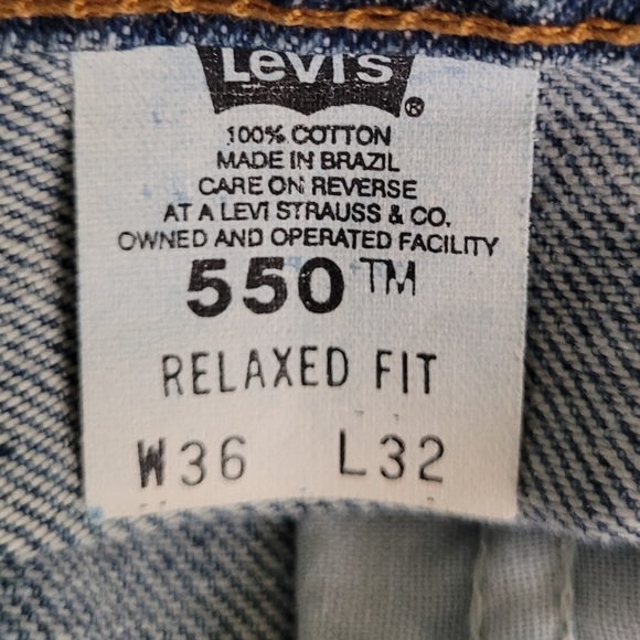 Levi's  Orange Tab 550 Relaxed Fit Jeans Size 36 X 32 NWOT - Picture 12 of 16